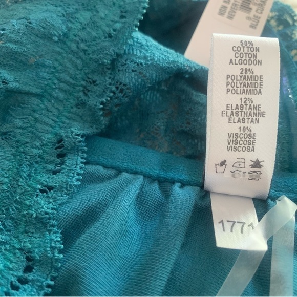 Cosabella Never Say Never Bandeau Bra Flirtie Blue Curacao - Picture 5 of 6